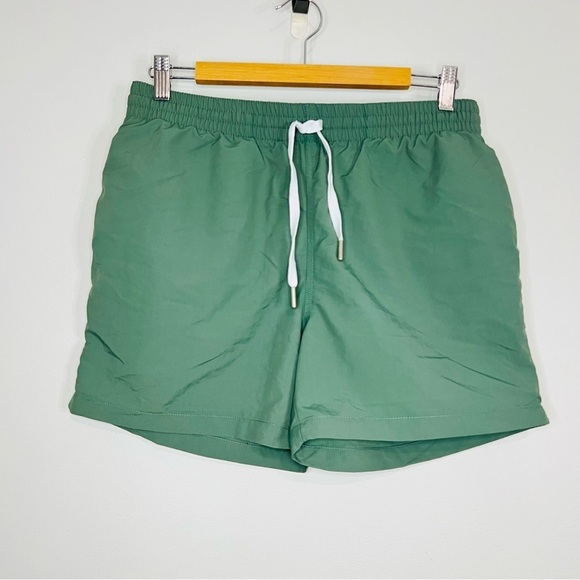 Chubbies Green Classic Lined Swim Trunks Medium - Picture 3 of 6